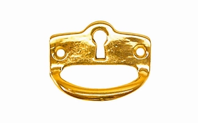 Solid Brass Finger Pull Keyhole