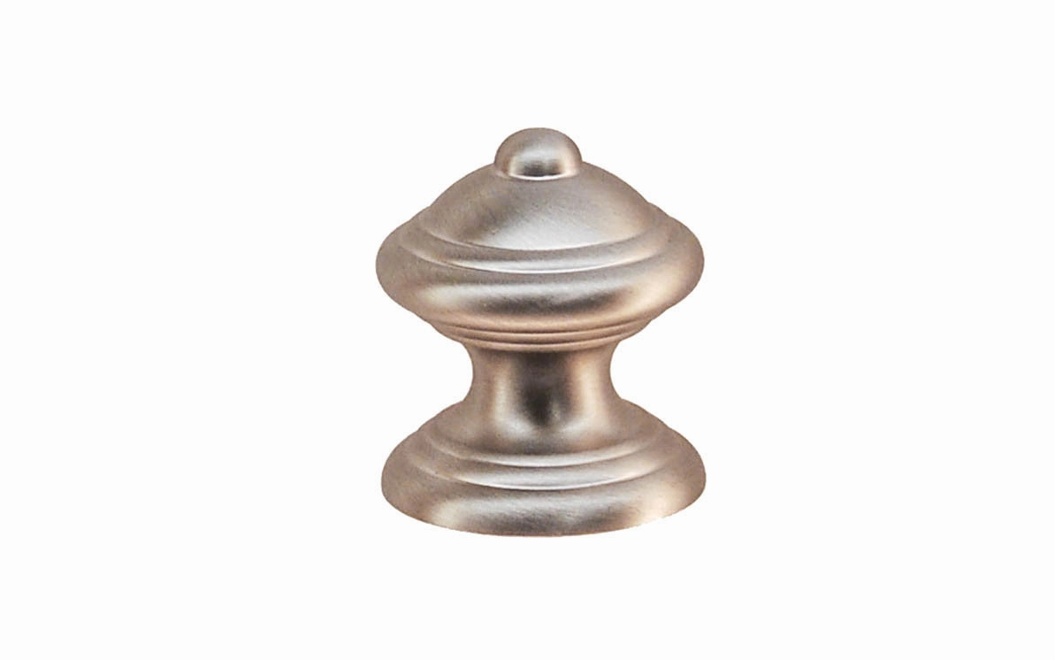 Solid Brass Finial Knob ~ 1" Diameter