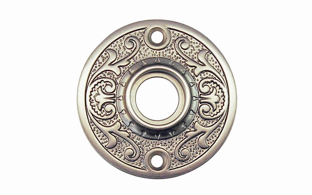 Solid Brass Floral-Style Rosette