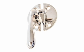 Solid Brass Flush Mount Latch ~ Left Hand