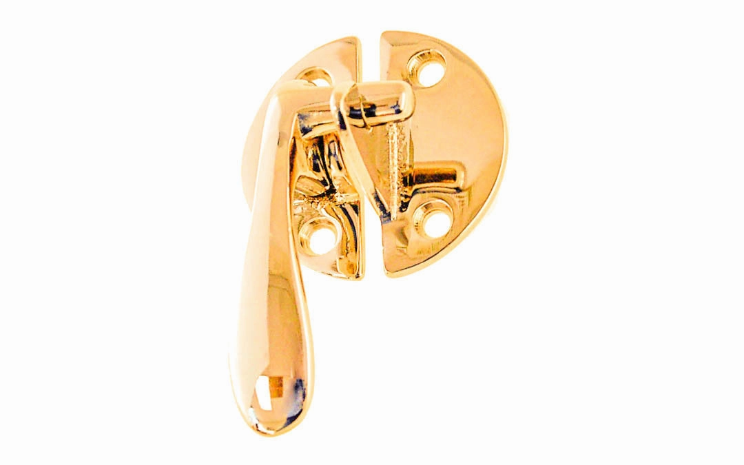Solid Brass Flush Mount Latch ~ Left Hand