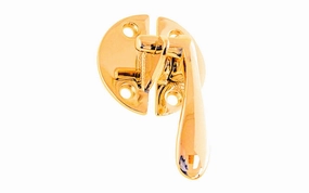Solid Brass Flush Mount Latch ~ Right Hand