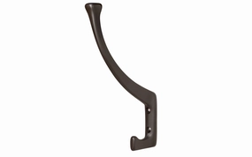 Solid Brass Hall Tree Hook ~ Oil Rubbed Bronze Finish