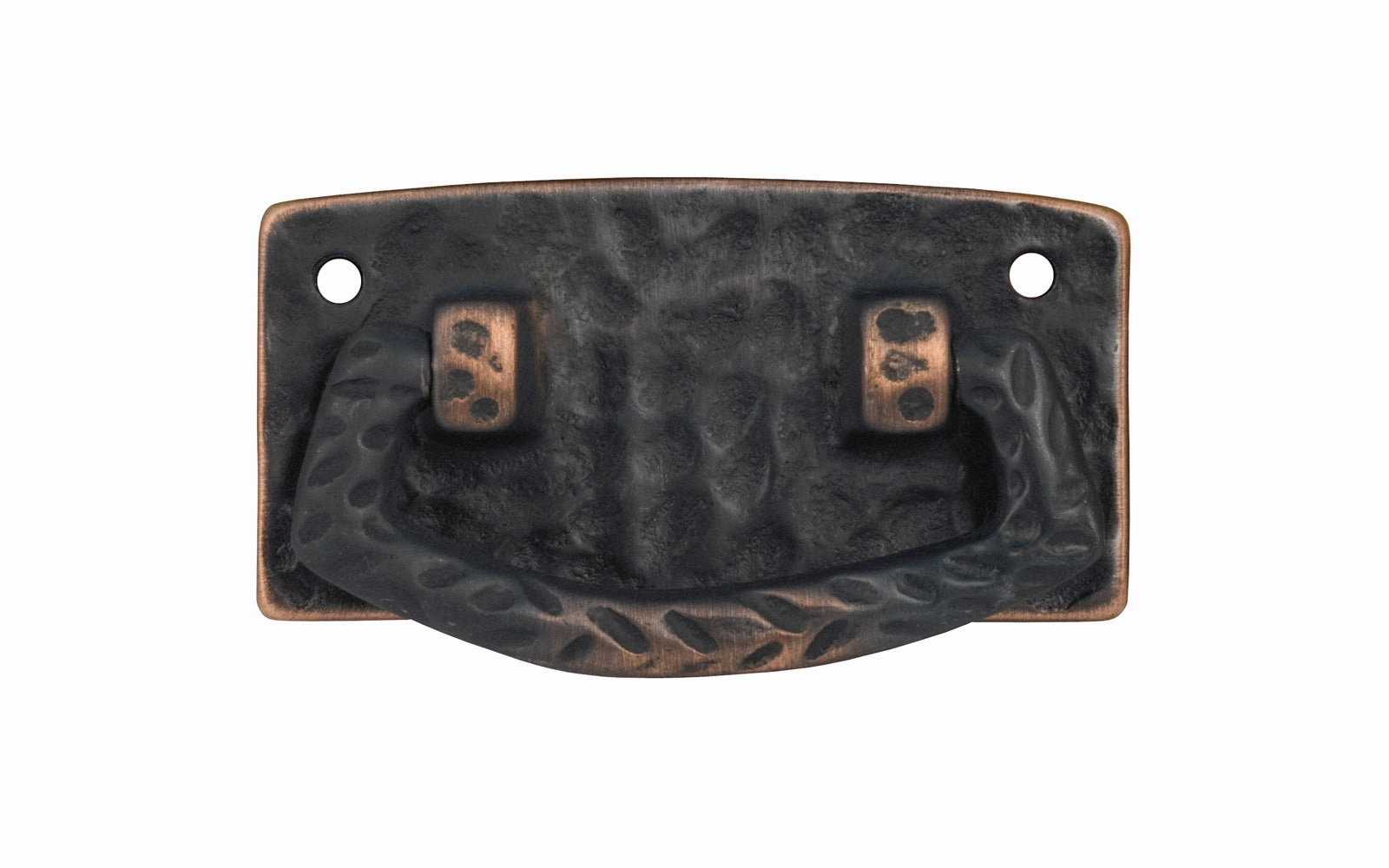 Solid Brass Hammered Drop Pull