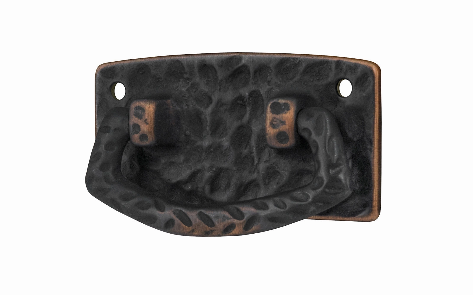 Solid Brass Hammered Drop Pull