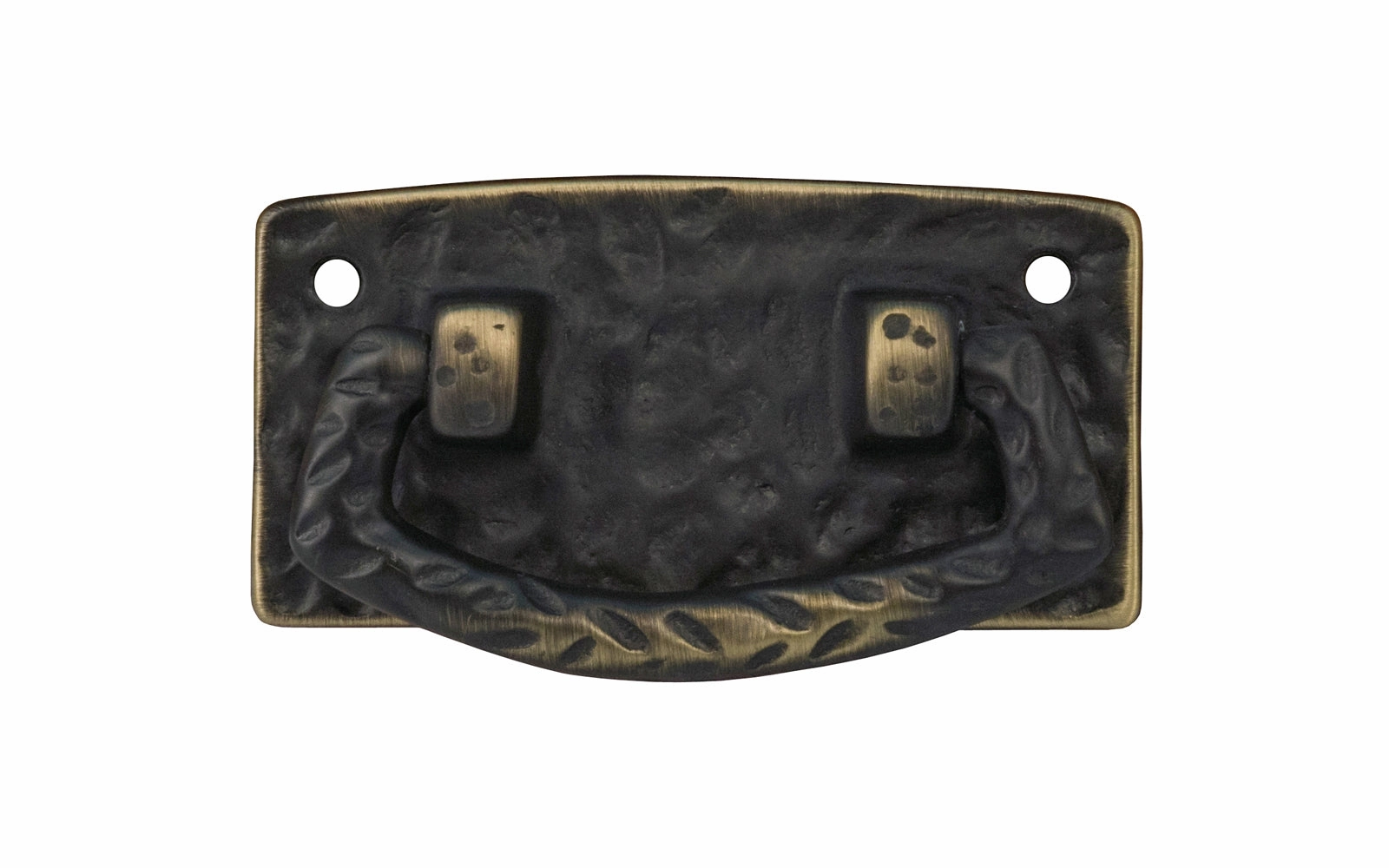 Solid Brass Hammered Drop Pull