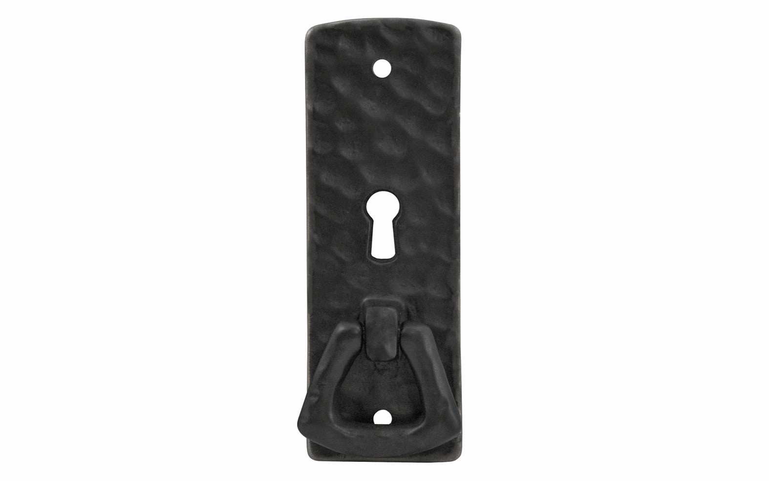 Solid Brass Hammered Keyhole & Drop Pull