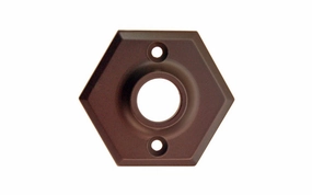 Solid Brass Hexagonal Rosette