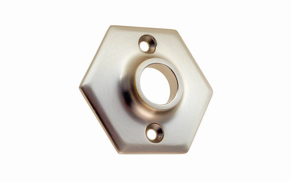 Solid Brass Hexagonal Rosette