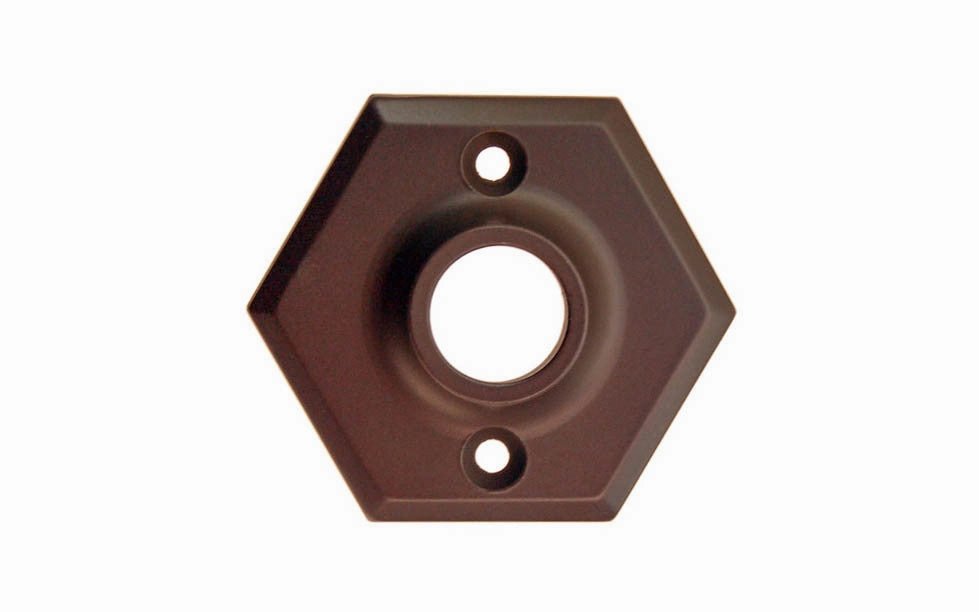 Solid Brass Hexagonal Rosette