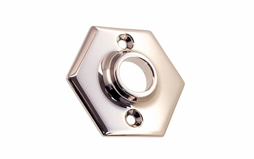 Solid Brass Hexagonal Rosette
