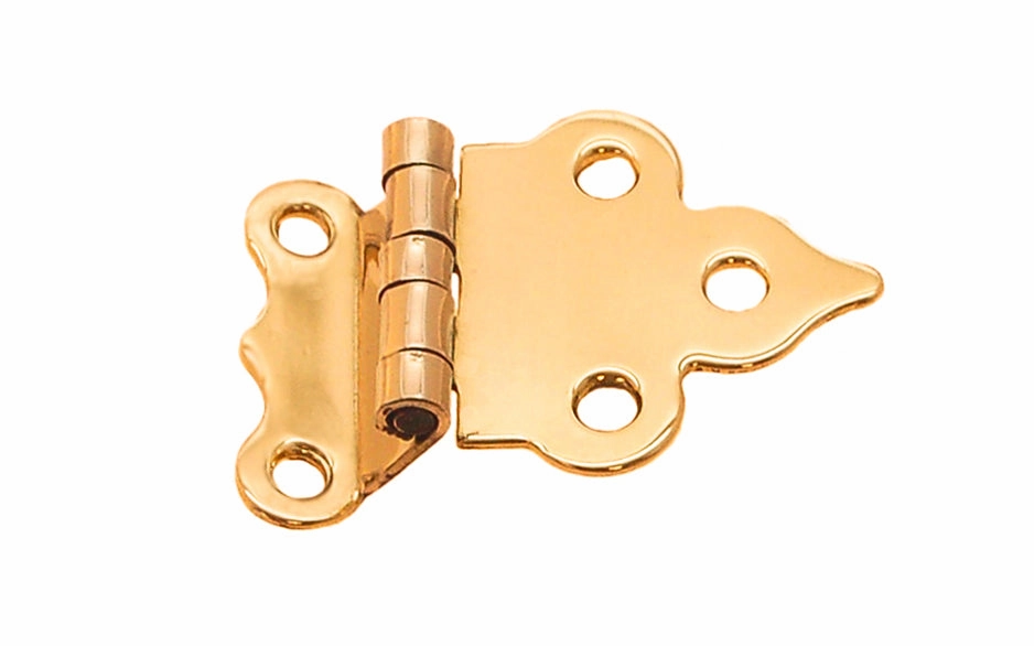 Solid Brass Hoosier Hinge ~ 3/8" Offset