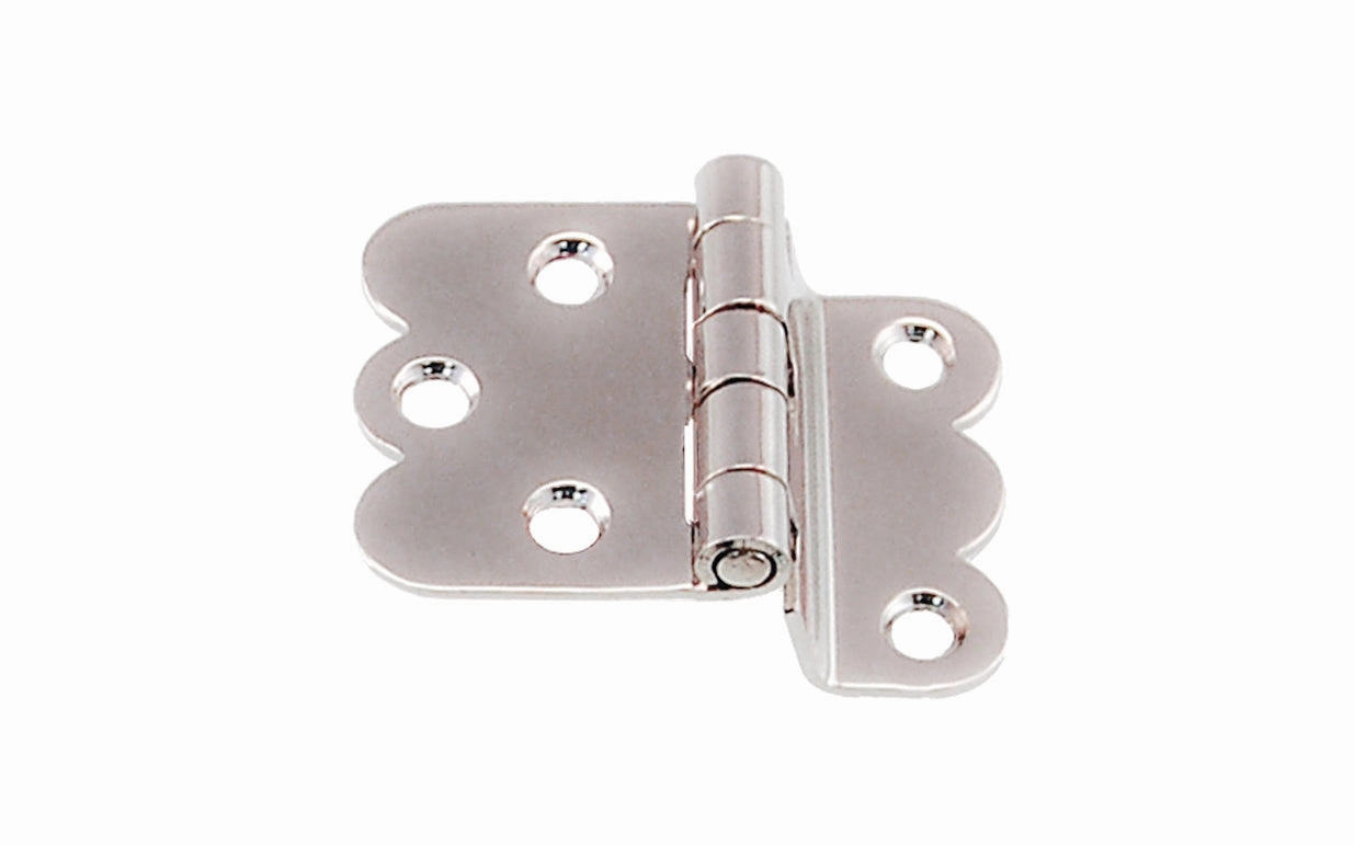 Solid Brass Hoosier Hinge ~ 3/8" Offset