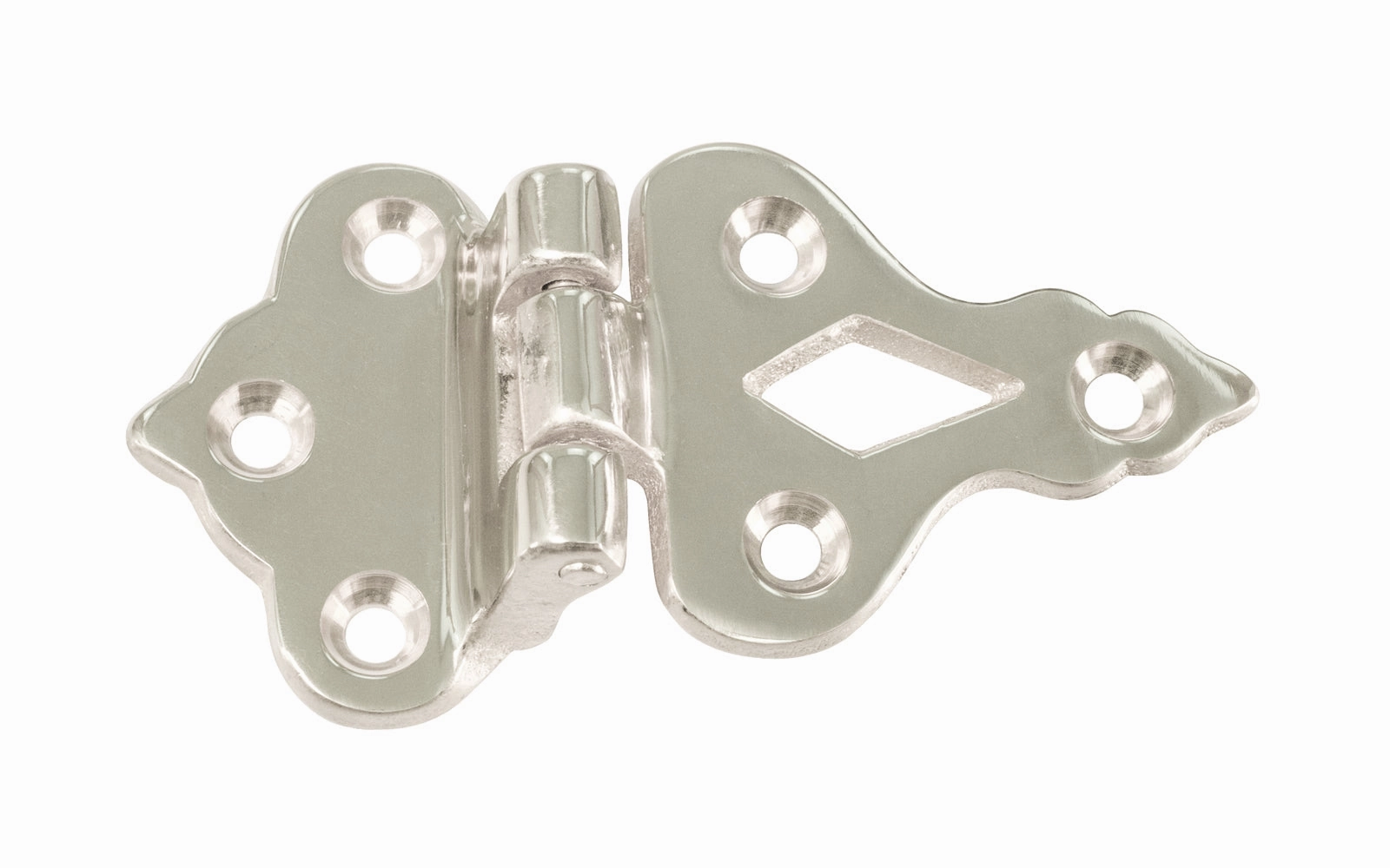 Solid Brass Ice Box Hinge ~ 3/8" Offset