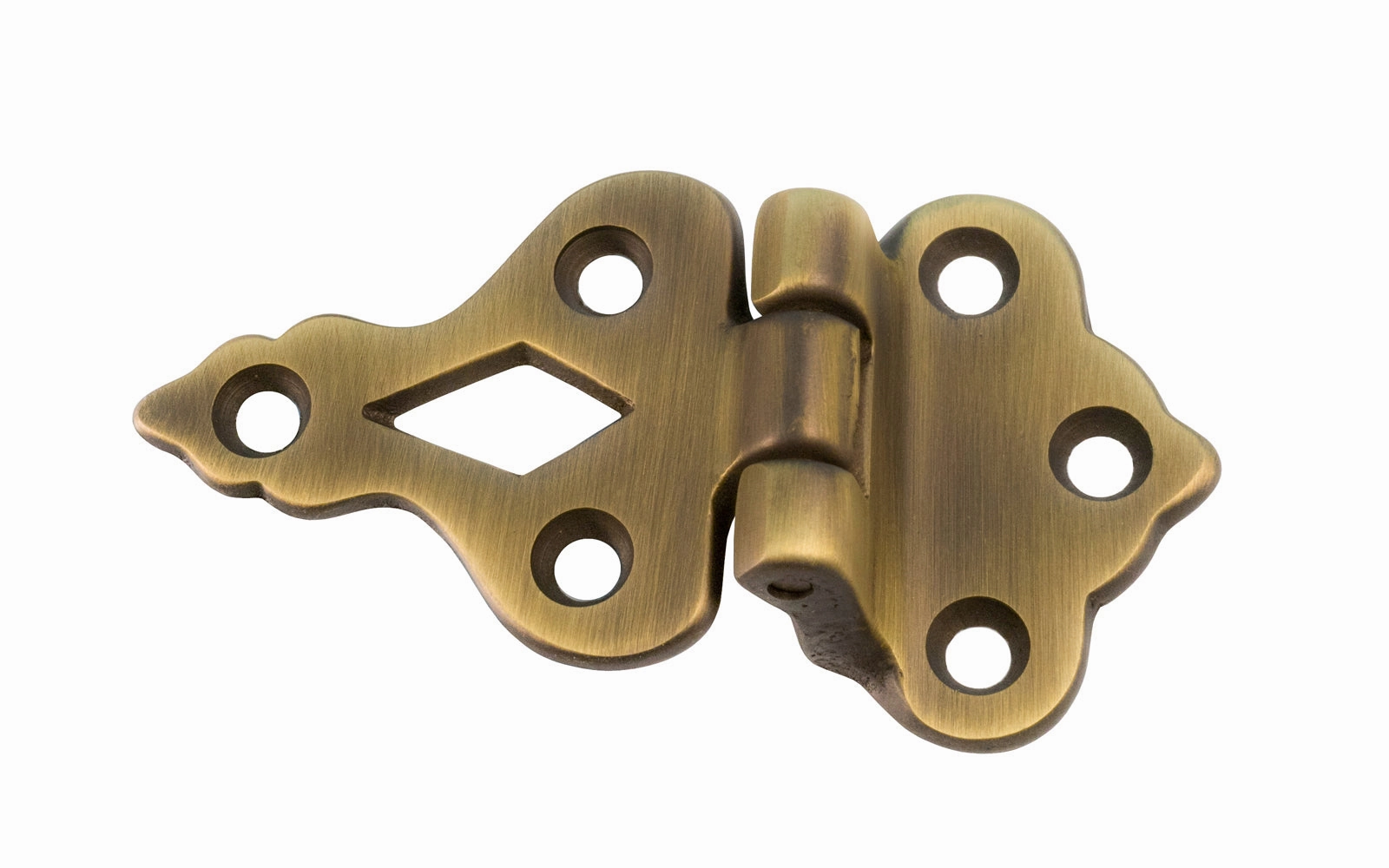 Solid Brass Ice Box Hinge ~ 3/8" Offset
