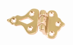 Solid Brass Ice Box Hinge ~ 3/8" Offset