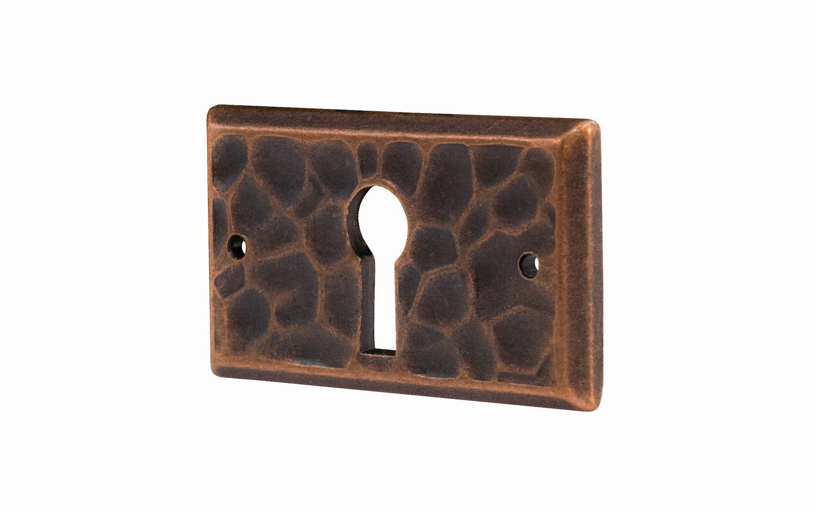 Solid Brass Keyhole ~ Antique Copper Finish