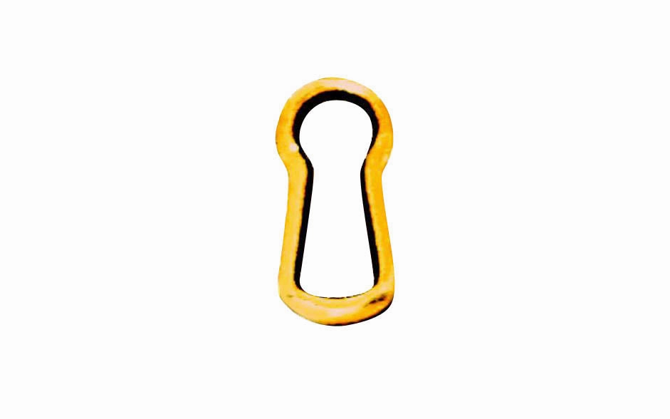 Solid Brass Keyhole Insert
