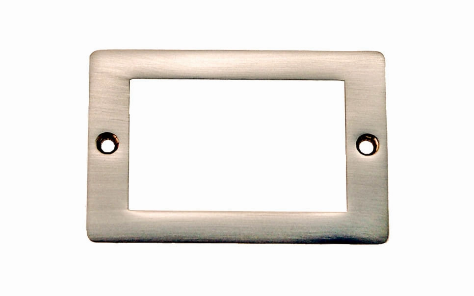 Solid Brass Label Holder ~ 3" x 2"