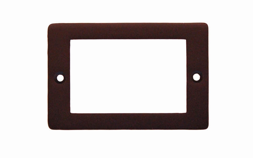 Solid Brass Label Holder ~ 3" x 2"