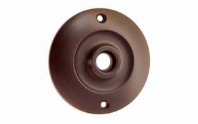 Solid Brass Large Rosette ~ Passage (Non-Locking)