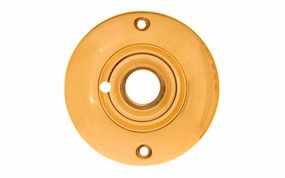 Solid Brass Large Rosette ~ Privacy (Locking)