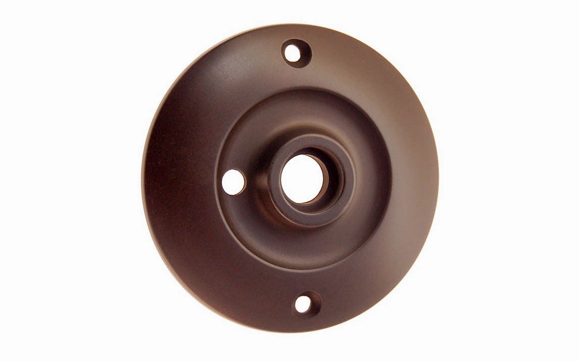 Solid Brass Large Rosette ~ Privacy (Locking)