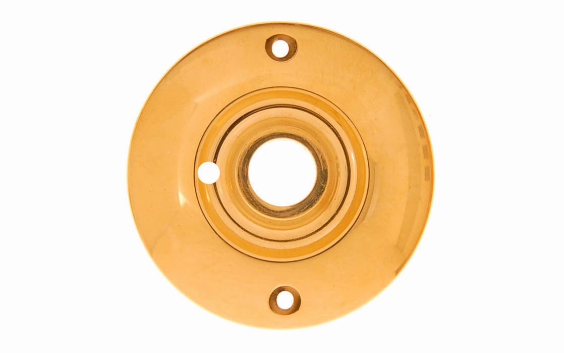 Solid Brass Large Rosette ~ Privacy (Locking)