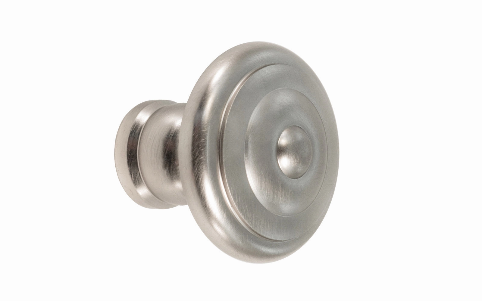 Solid Brass Mid-Century Style Cabinet Knob ~ 1-1/4" Diameter