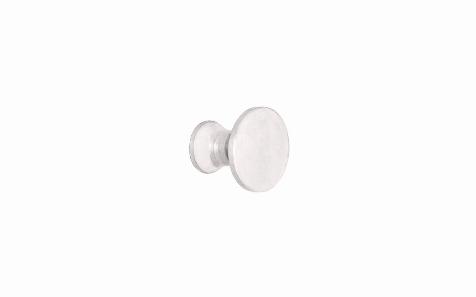 Solid Brass Mini Knob ~ 1/2" Diameter