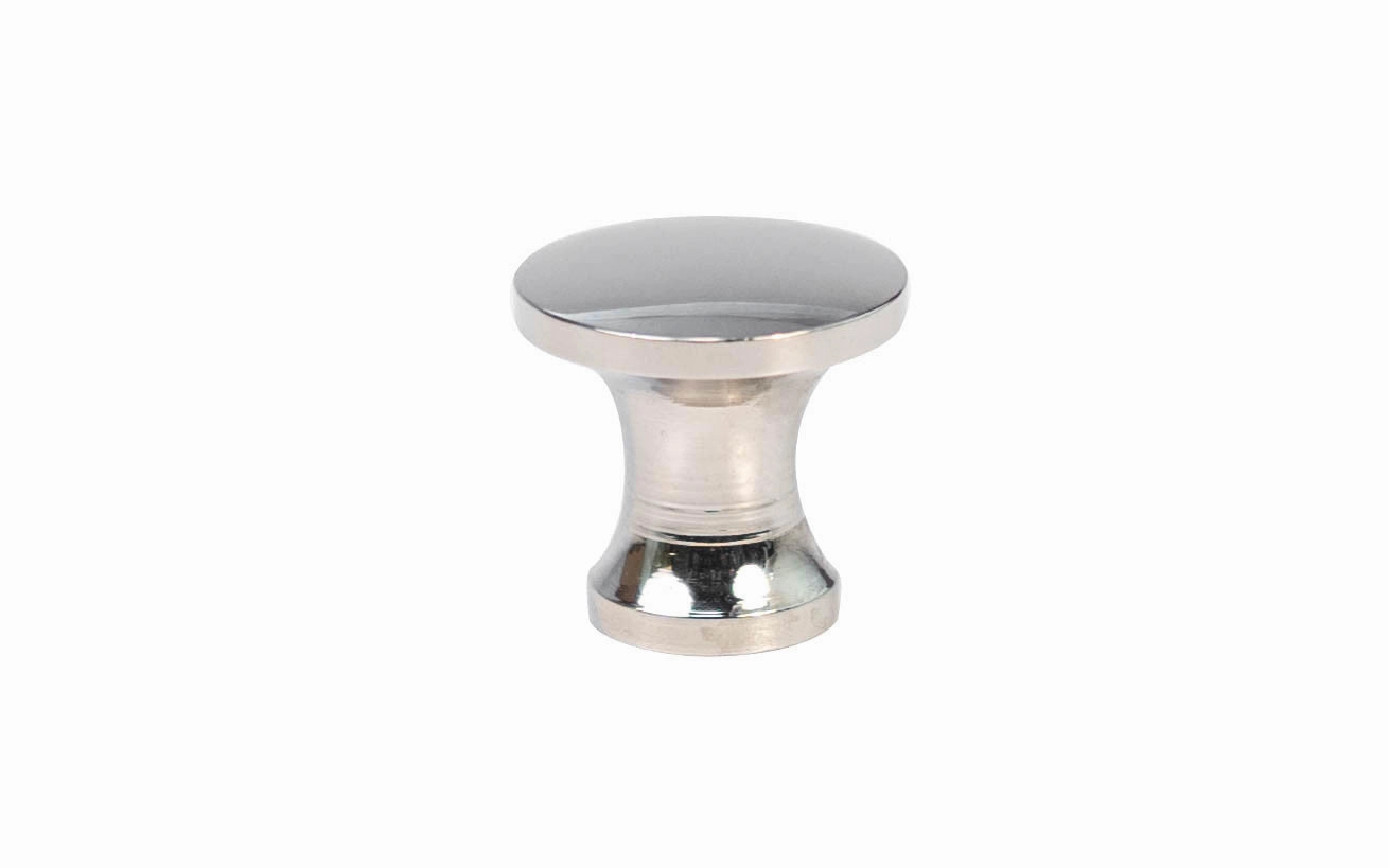 Solid Brass Mini Knob ~ 1/2" Diameter