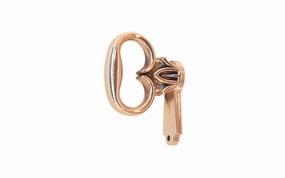 Solid Brass Mock Key for Cabinet Doors