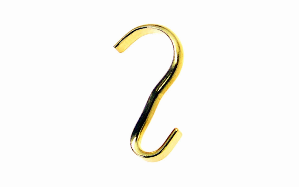 Solid Brass Picture Moulding Hook ~ Narrow Width