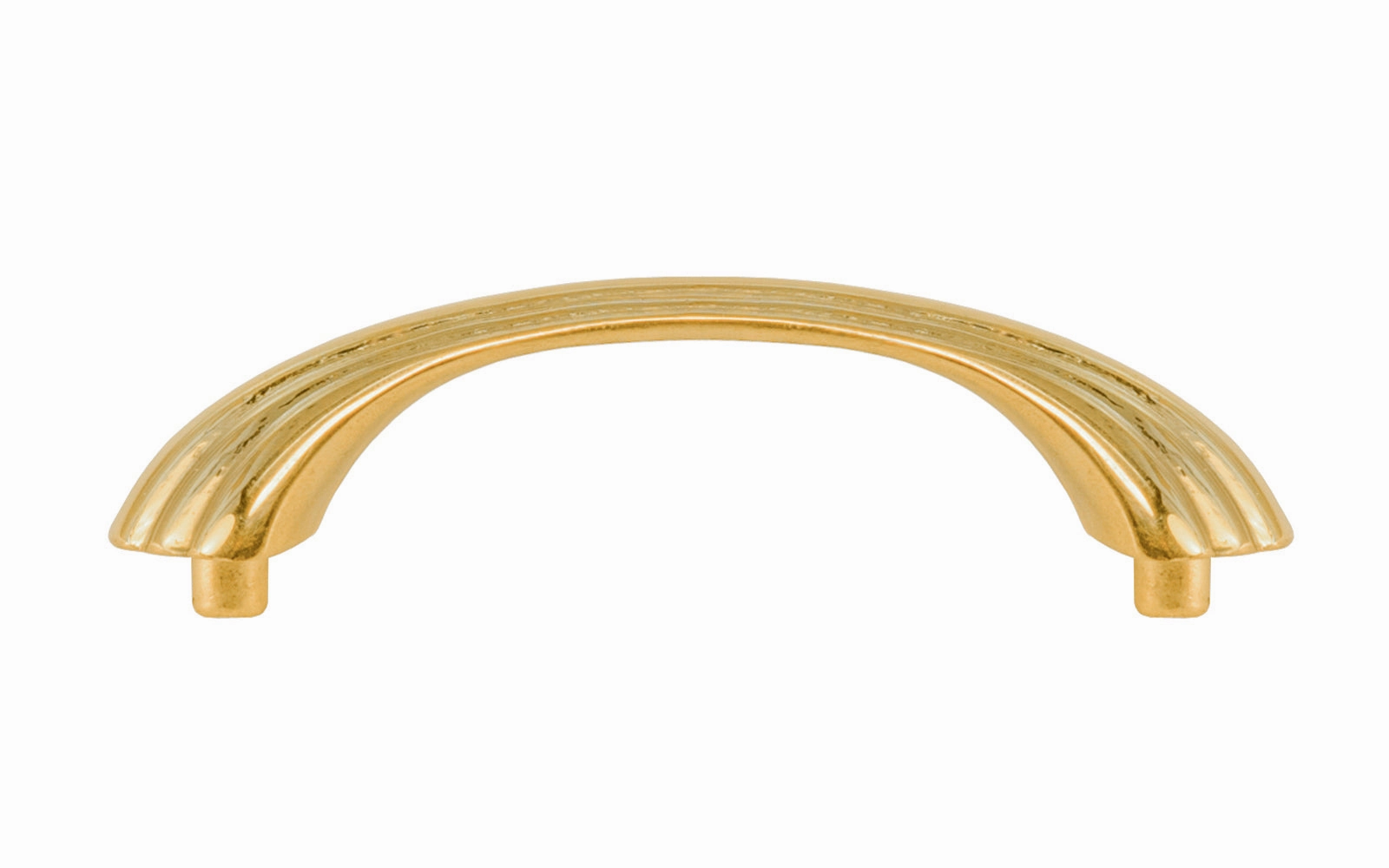 Solid Brass "Art Deco" Handle Pull ~ 3" On Centers