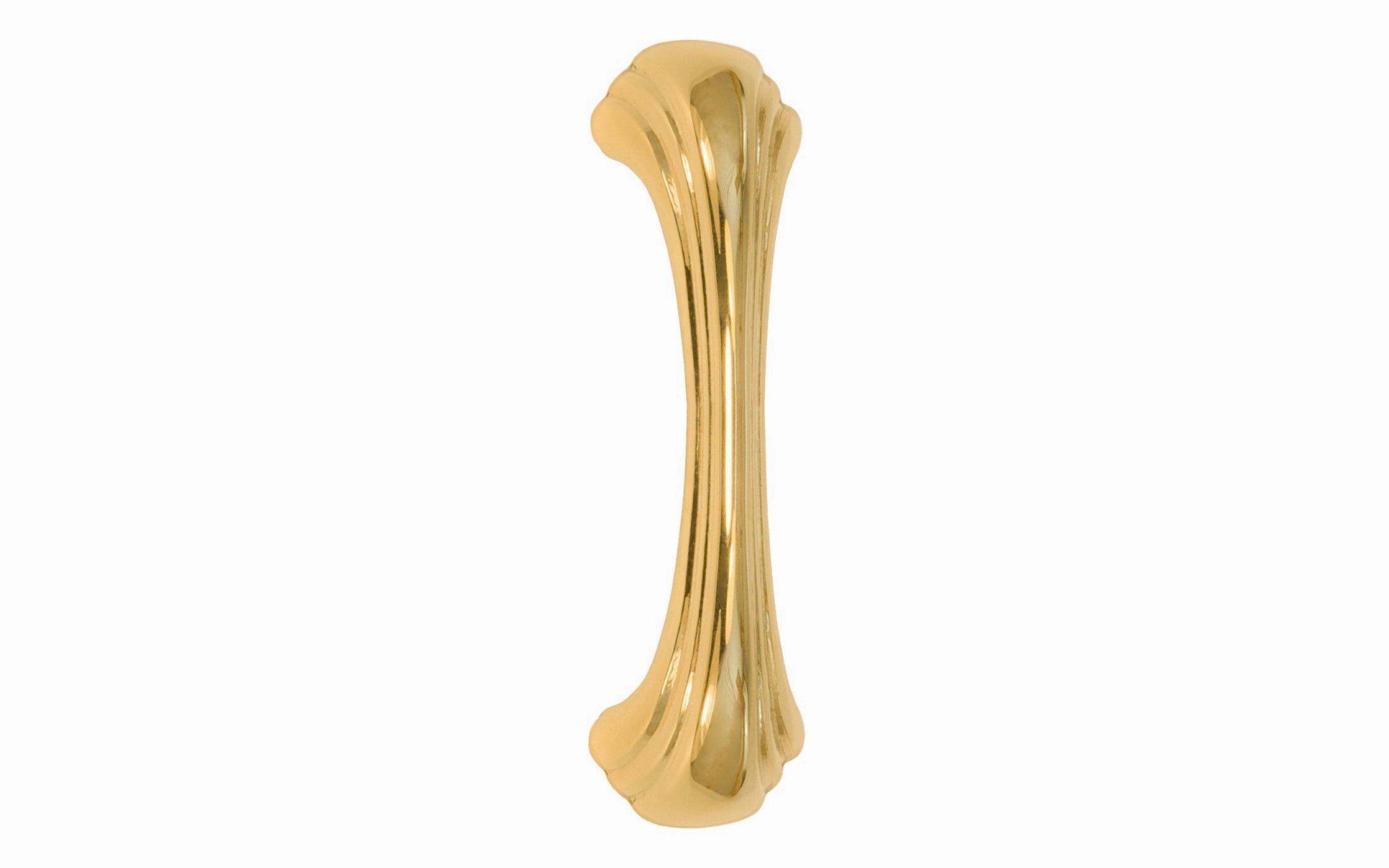 Solid Brass "Art Deco" Handle Pull ~ 3" On Centers