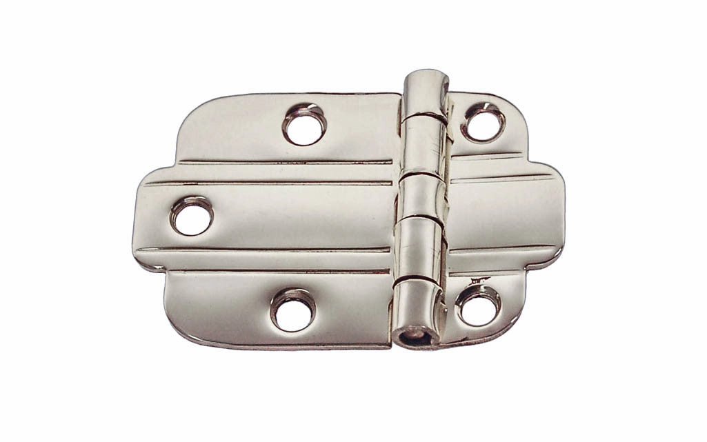 Solid Brass "Art Deco" Hinge