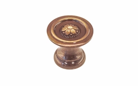 Solid Brass "Flower" Knob