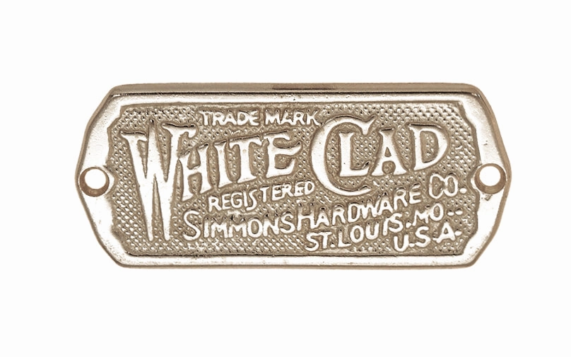 Solid Brass "White Clad" Ice Box Plate