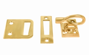 Solid Brass Ring Handle Casement Window Latch