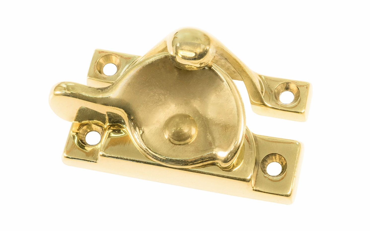 Solid Brass Sash Lock With Square Corners