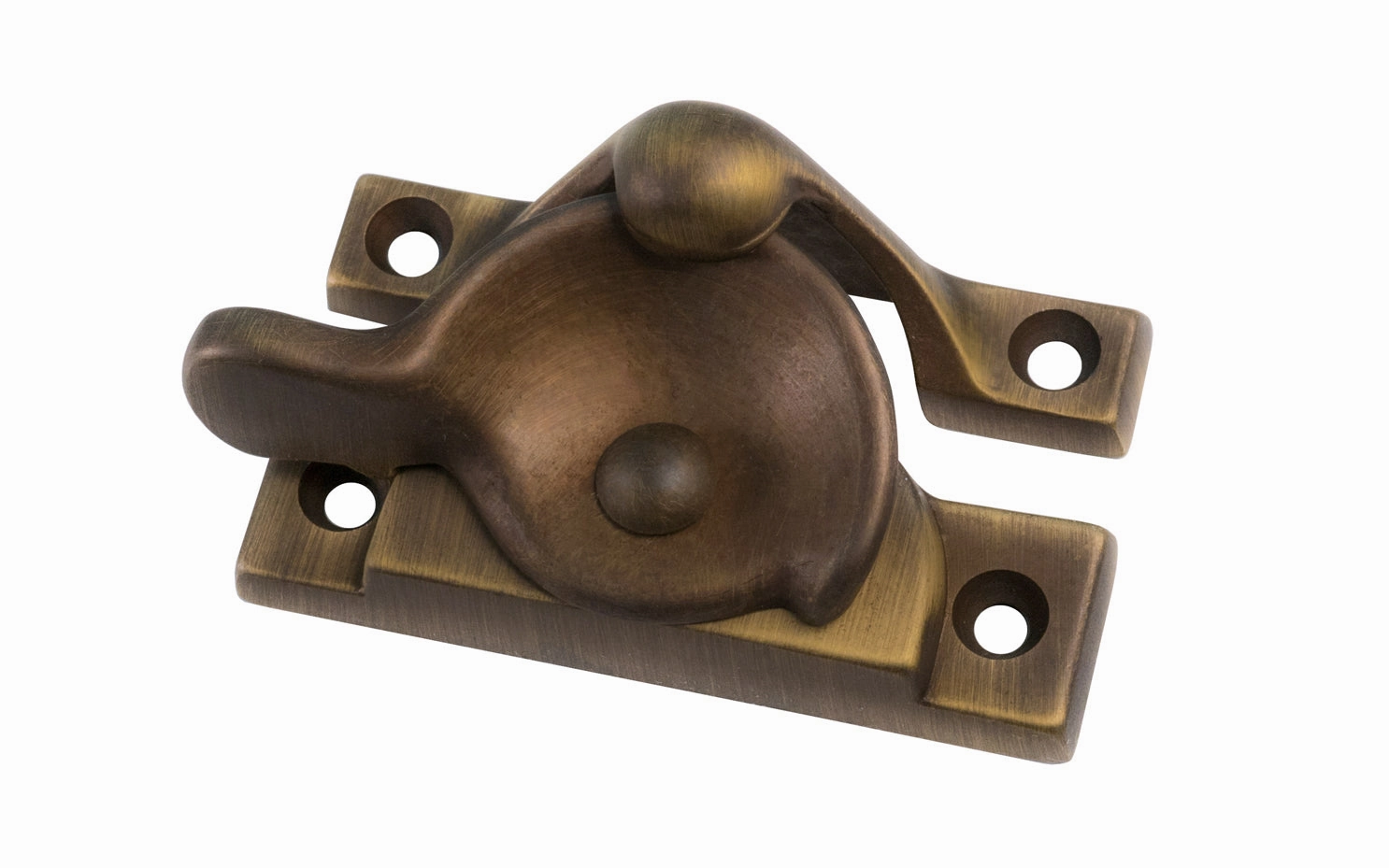 Solid Brass Sash Lock With Square Corners