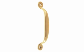 Solid Brass Screen Door Pull ~ 4-1/8" On Centers