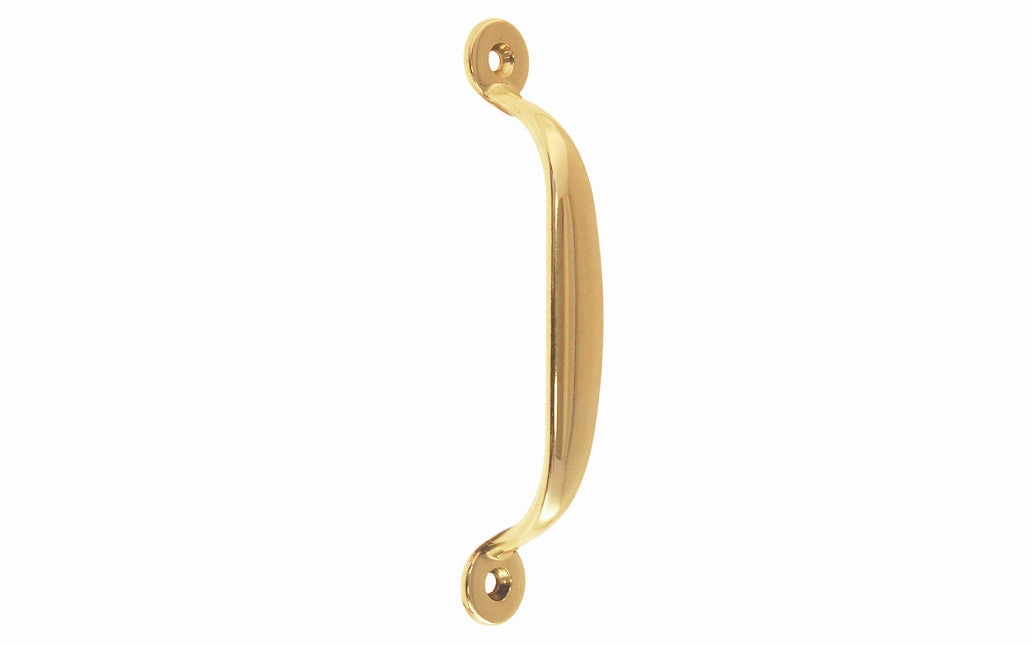 Solid Brass Screen Door Pull ~ 4-1/8" On Centers