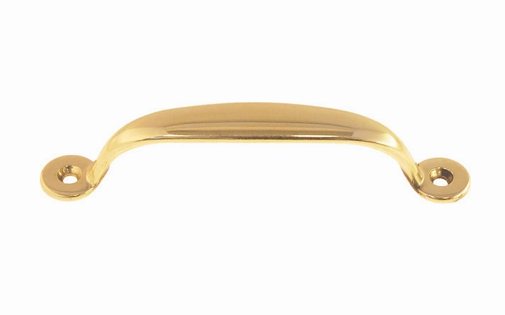 Solid Brass Screen Door Pull ~ 4-1/8" On Centers