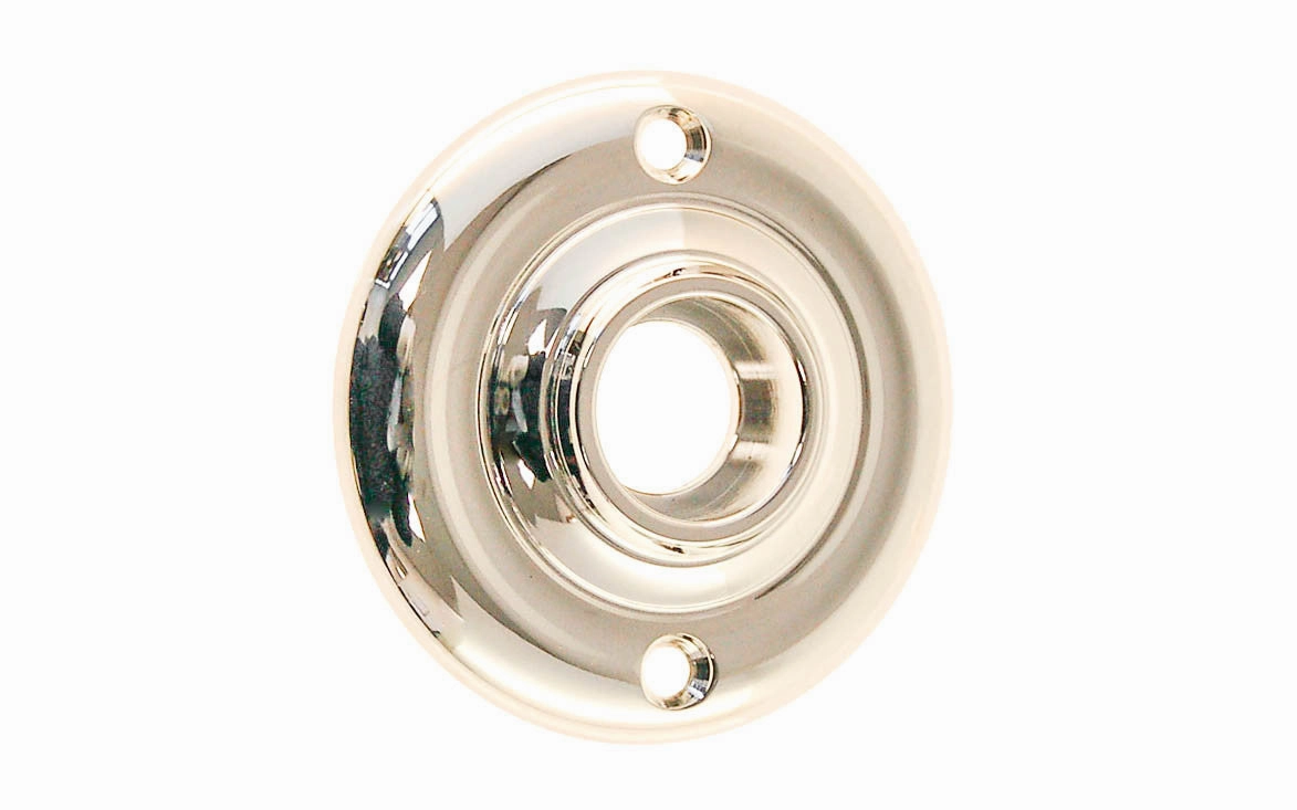 Solid Brass Smooth Ring-Design Rosette ~ 2-1/4" Diameter