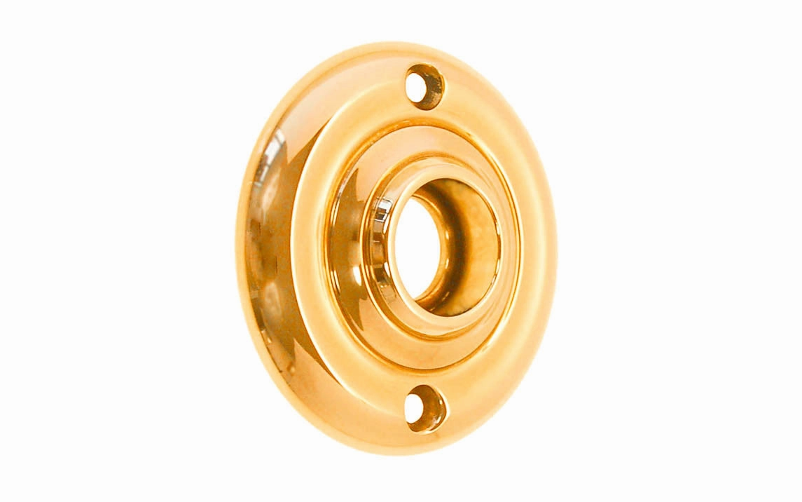 Solid Brass Smooth Ring-Design Rosette ~ 2-1/4" Diameter