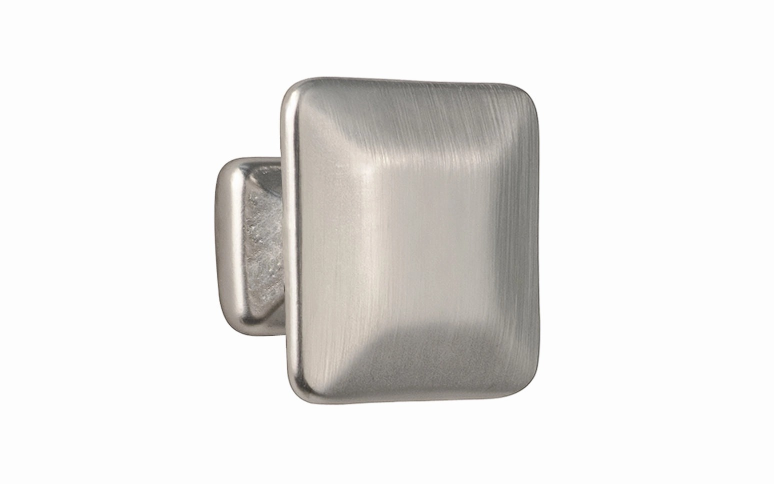 Solid Brass Square Cabinet Knob ~ 1-1/4" Size