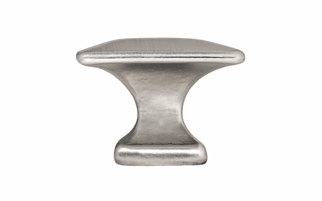 Solid Brass Square Cabinet Knob ~ 1-1/4" Size