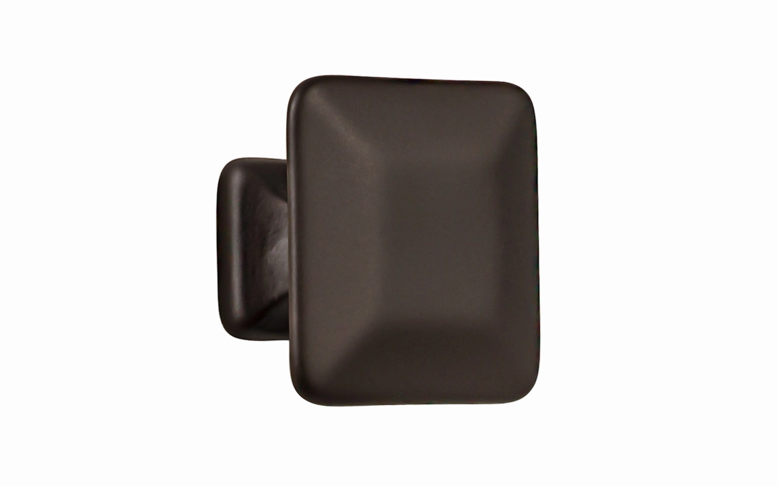 Solid Brass Square Cabinet Knob ~ 1-1/4" Size