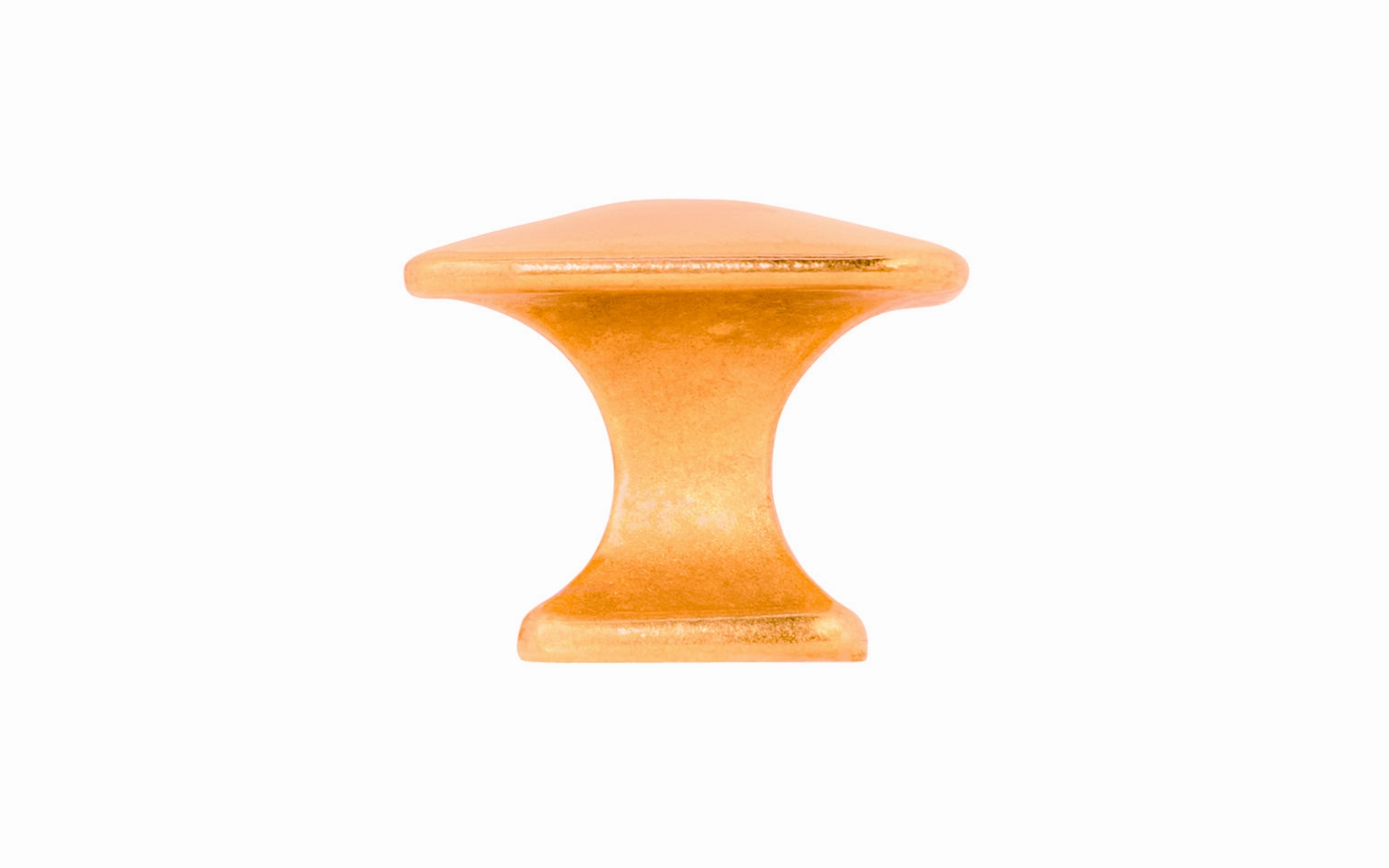 Solid Brass Square Cabinet Knob ~ 1" Size